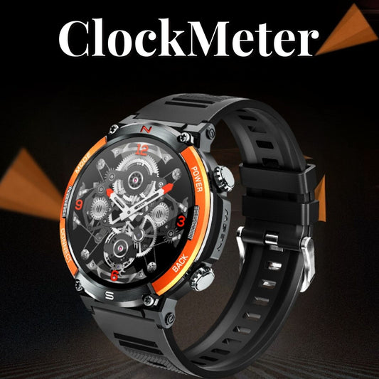 ClockMeter 2024 - Relógio inteligente, bateria 420mah, monitoramento de saúde e muito mais... - Braza Shopping Plus